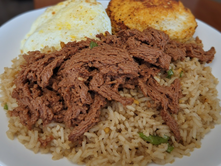 Cornedsilog (Corned Beef with Garlic Rice and Egg)