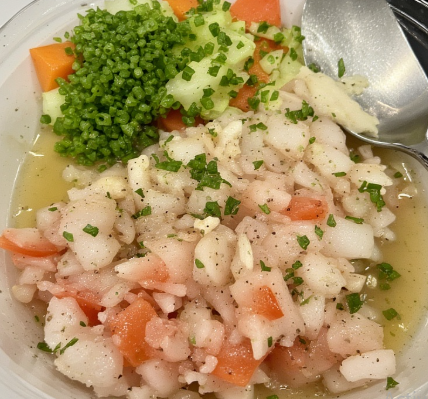 Kinilaw na Tanigue (Spanish Mackerel Ceviche)