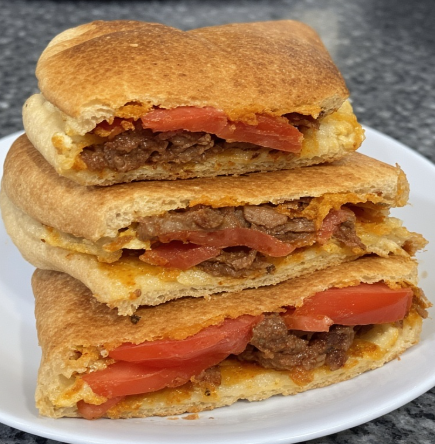 Pandesal with Corned Beef (Breakfast Sandwich)