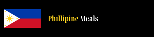 Phillipines meal planner