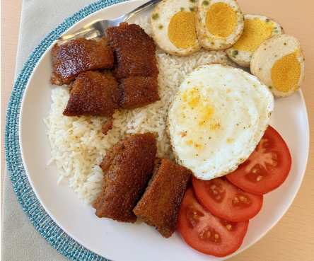Tocilog (Sweet Cured Pork with Garlic Rice and Egg)