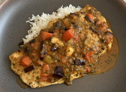 Tortang Talong (Eggplant Omelette - Vegan Tofu Version)